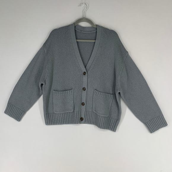 Jenni Kayne Gray Cardigan Sweater - Picture 4 of 13